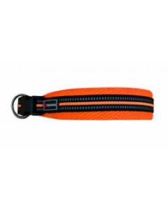 FREEDOG COLLAR SOFT-SPORT NARANJA NEON T-M 20MMX35-60CM