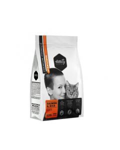 AMITY CAT PREMIUM SALMON & RICE STERELIZED 600GR