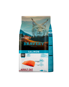 BRAVERY CAT ADULT SALMON 2KG