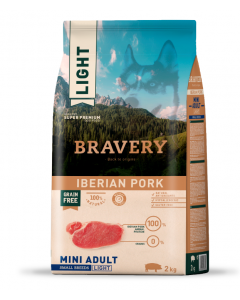 BRAVERY DOG MINI ADULT LIGHT 2KG