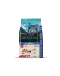 BRAVERY DOG SENIOR HERRING MINI 2KG