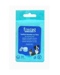 FREEDOG TOALLITAS TALCO POCKET 25UNI