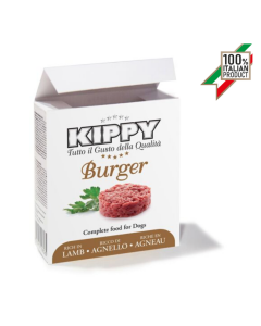 KIPPY PATÉ DOG HAMBURGUESA DE CORDERO 100G