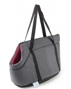 LEO PET BOLSA DE TRANSPORTE DE ESPUMA "VENERE" 45X30X28CM MAGENTA/GRIS