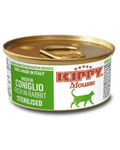 KIPPY MOUSSE STERILIZED CONEJO LATA 85gr