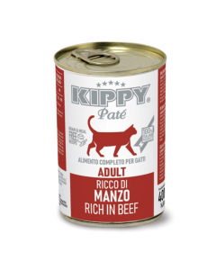 KIPPY PATÉ GATO ADULTO LATA TERNERA 400gr PVP 2,25€