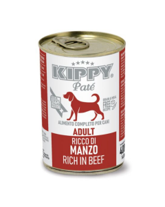 KIPPY PATÉ DOG ADULTO LATA TERNERA 400gr