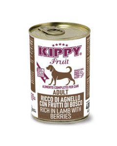 KIPPY PATÉ DOG ADULTO LATA CORDERO CON FRUTAS DEL BOSQUE  400gr