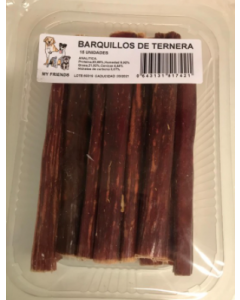 MY FRIENDS SNACK NATURAL BARQUILLOS DE TERNERA (BANDEJA DE 12 UNID)