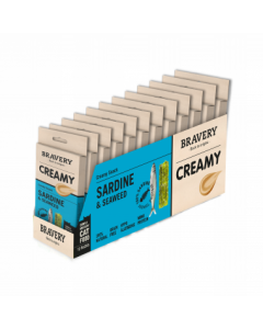 BRAVERY CAT CREAMY SARDINE & SEAWEED 12U 56G