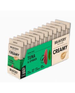 BRAVERY CAT CREAMY TUNA & SPINACH 12U 56G