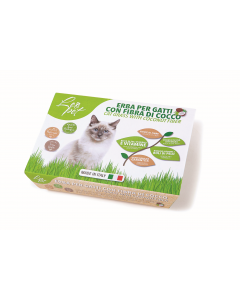 LEO PET HIERBA PARA GATOS CON FIBRA DE COCO 100gr