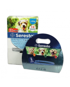 SERESTO PERROS PEQUEÑO PACK 12unid. (- 8 Kg.)