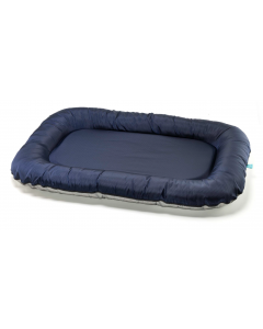 LEO PET COJÍN PLUTONE XXL OXFORD PANAL AZUL/GRIS 80X120 CM