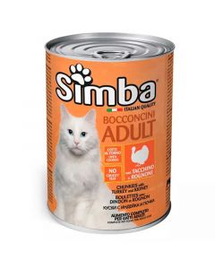 SIMBA CAT  POLLO Y PAVO 415gr