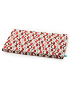 LEO PET COLCHON "MARTE" CIRCULOS ROJOS 60X100X4H CM