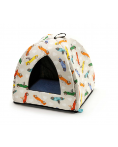 LEO PET CAMA IGLOO "CLEO" FUNNY CARS 40X40X40H CM