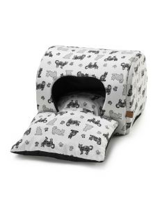 LEO PET CAMA GATO CUADRADA RODI FIGARO 50X50X20 CM