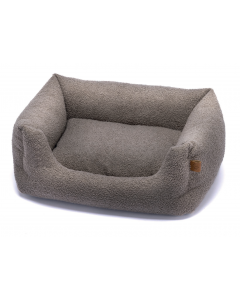 LEO PET CAMA PARA PERROS RODI BEIGE PELOUCHE 45X60 CM CON CREMALLERA