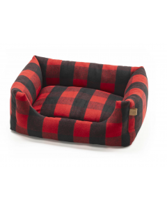 LEO PET CAMA PARA PERROS RODI CHALET ROJO 70X85 CM