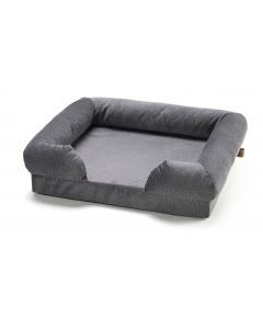 LEO PET CAMA RECTANGULAR PARA PERROS COZY GRIS 50X60X20 CM