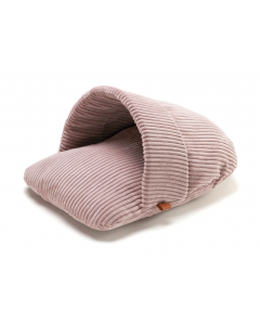 LEO PET CAMA PARA GATO DORMITORIO TERCIOPELO ROSA 60X40X30H CM