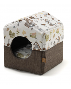 LEO PET CAMA COTTAGE BIRDY 34X34X41CM