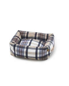 LEO PET CAMA "ELBA" BLUE TARTAN 45x60 CM