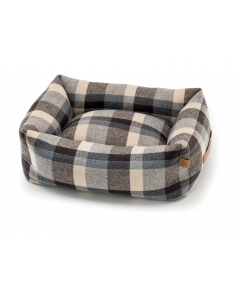 LEO PET CAMA "ELBA" BEIGE TARTAN 45x60 CM