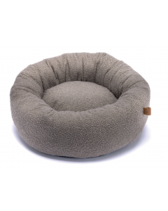 LEO PET DONUT BEIGE PELOUCHE CON CREMALLERA 60X17 CM