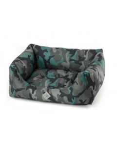 LEO PET COJÍN DESMONTABLE RODI OXFORD CAMUFLAJE RESISTENTE AL AGUA 45X60