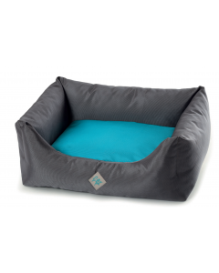 LEO PET COJÍN DESENFUNDABLE RODI OXFORD AZUL IMPERMEABLE 45X60