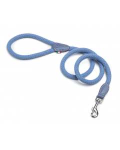 LEO PET COTTON ROPE LEAD COLOUR LIGHT BLUE 1,2x120 CM