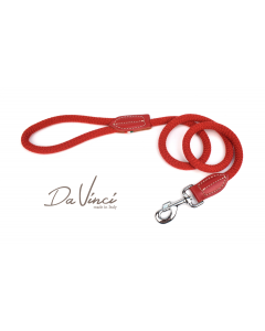 LEO PET COTTON ROPE LEAD COLOUR RED 1,2x120 CM