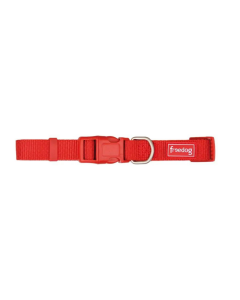 FREEDOG COLLAR NYLON BASIC ROJO TEJA 10MM