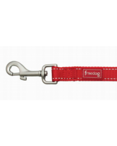 FREEDOG TIRADOR NYLON REFLECT ROJO 10MM