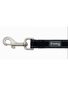 FREEDOG TIRADOR NYLON REFLECT NEGRO 10MM