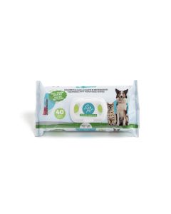 LEO PET TOALLITAS ALOE Y PROTEINA DE SEDA 40 PZ