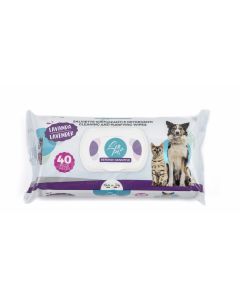 LEO PET TOALLITAS LAVANDA 40 PZ